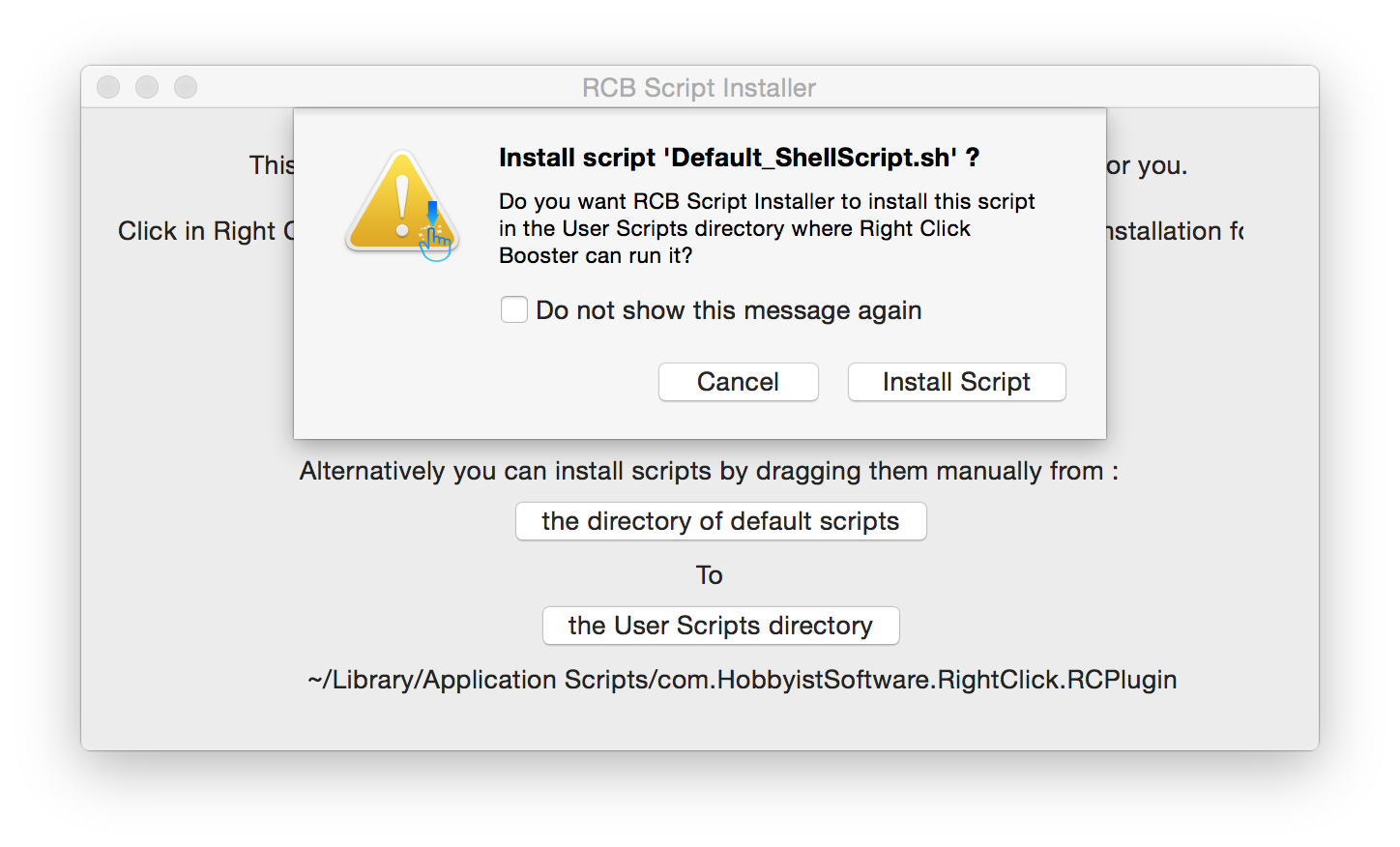 script installer